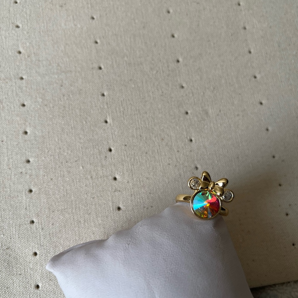 🌺 / NEW/ Light Yellow/Mini-Mouse Ring:Adjustable